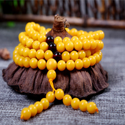 天然波罗的海老蜜蜡手串